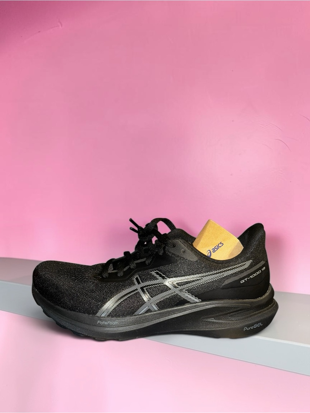 Asics GT-1000 Women's Black and Silver Running Shoe